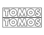 Tomos stickers and promotional material