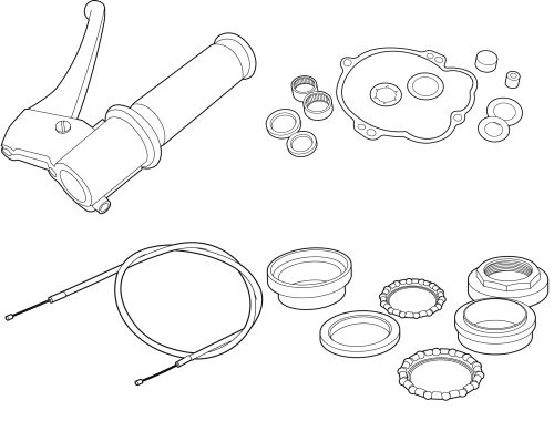 Gilera Citta - Drive belts, brakes, rear hub parts, fork parts & more Gilera Citta - Drive belts, brakes, rear hub parts, fork parts & more