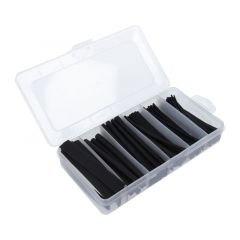 Assortiment set Shrink Tube Black 170-Pieces