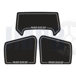 Stickerset Honda MT50 Paris Dakar Black 3-Parts