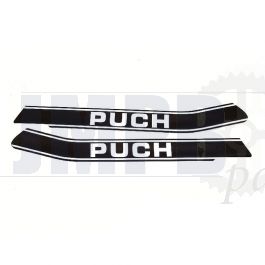 Tank stickerset Black/White Puch MONZA
