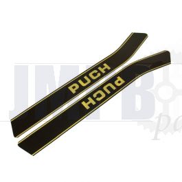 Tank stickerset Black/Gold Puch Monza