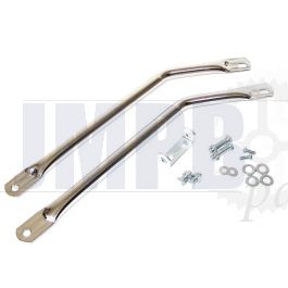 Frame brackets Chrome Yamaha FS1