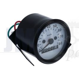 Speedometer 60MM VDO connection White