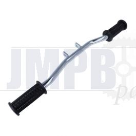 Footrest bar Zundapp 517 Chrome + Footpegs