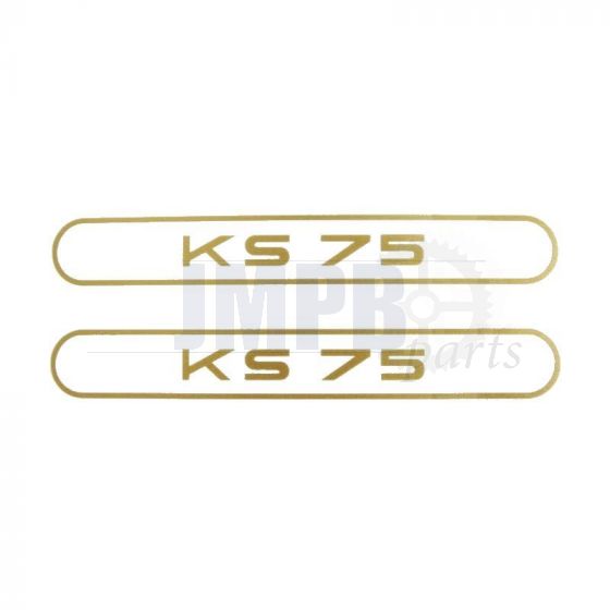 Stickerset Tank Zundapp KS75 Gold