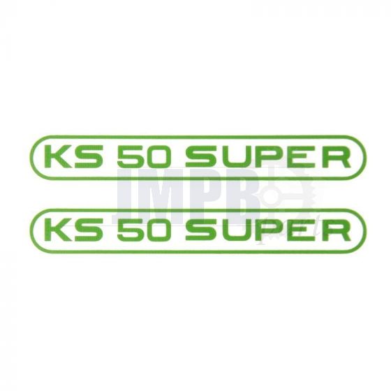 Stickerset Tank Zundapp KS50 Super Green