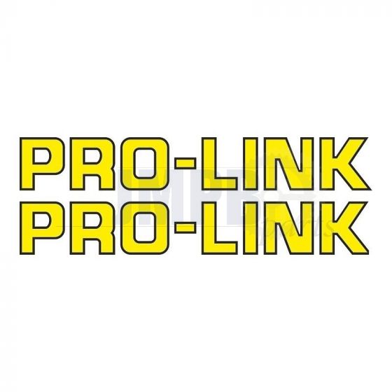 Stickerset Pro-Link Yellow 16.5CM