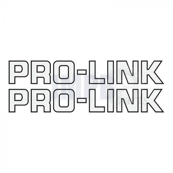 Stickerset Pro-Link White 16.5CM
