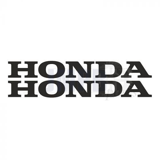 Stickerset Honda Word Black 22CM
