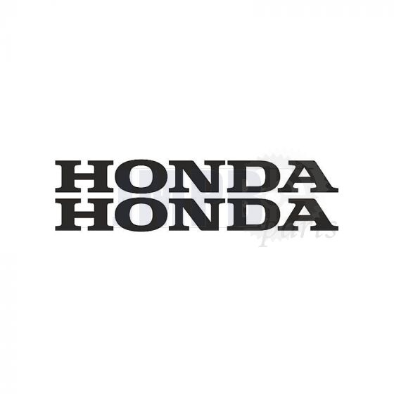 Stickerset Honda Word Black 12CM