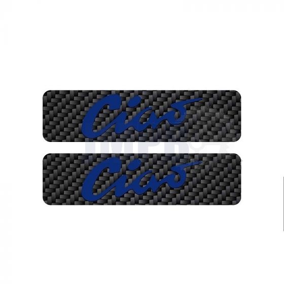 Tank stickers Ciao Carbon/Blue