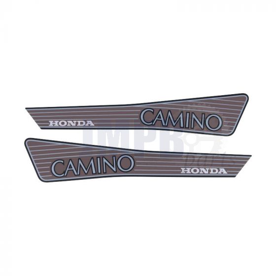 Stickerset Tank Honda Camino Brown/Grey