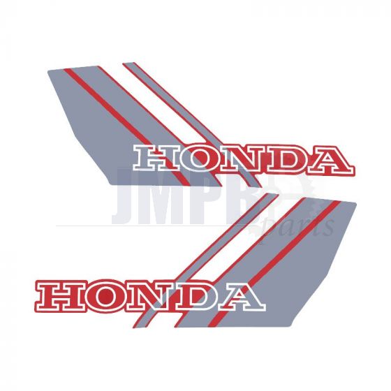 Stickerset Tank Honda Camino Special Grey/White/Red