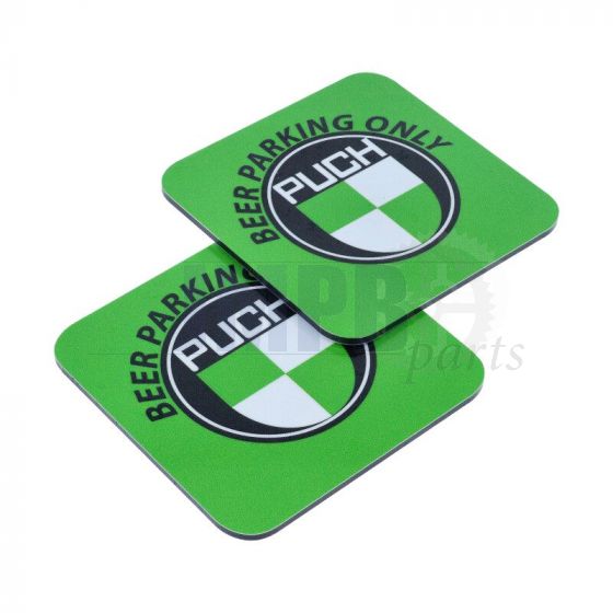 Coasters Puch "Beer Parking Only"
