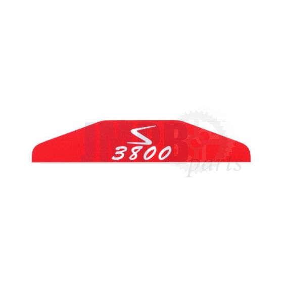 Sticker Solex S3800 Air filter Red/White NT