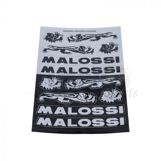 Sticker sheet Malossi Black/Grey