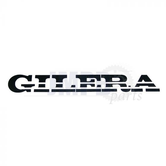 Gilera Sticker `Turbo` Black 235X28MM