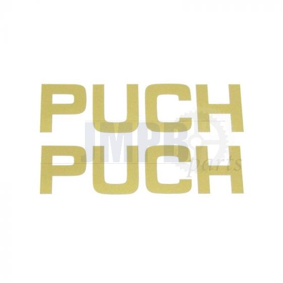 Sticker Puch 120X35MM Gold 2 pieces