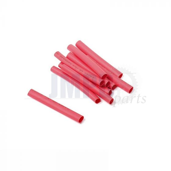 Shrink tubes 3.5 X 40MM 10 Pieces Red