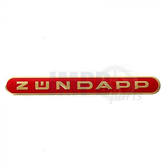 Tank emblem Zundapp Red/Gold
