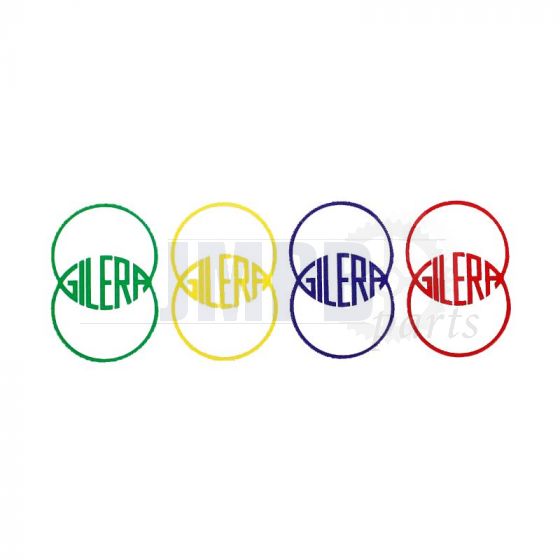 Logo Stickerset 4-Pieces Gilera