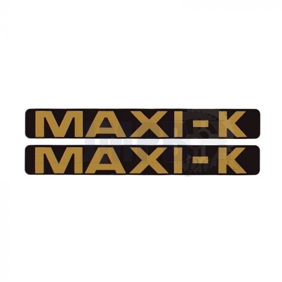 Stickerset Maxi-K Black/Gold 172X23MM