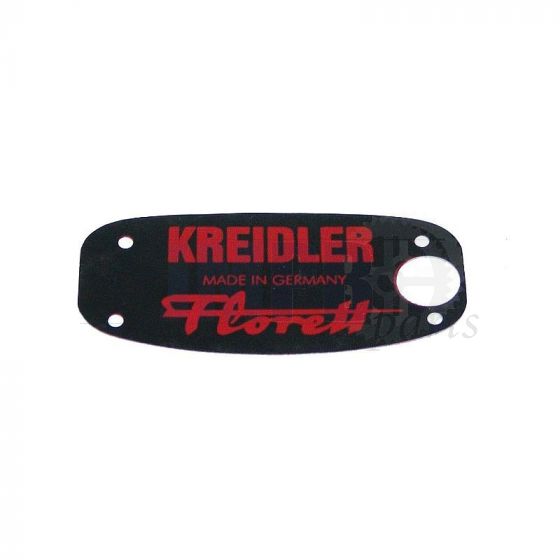 Alu Plate Toolbox Kreidler - Red