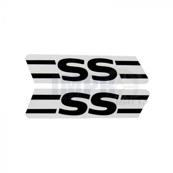 Stickerset SS Black/White Yamaha FS1