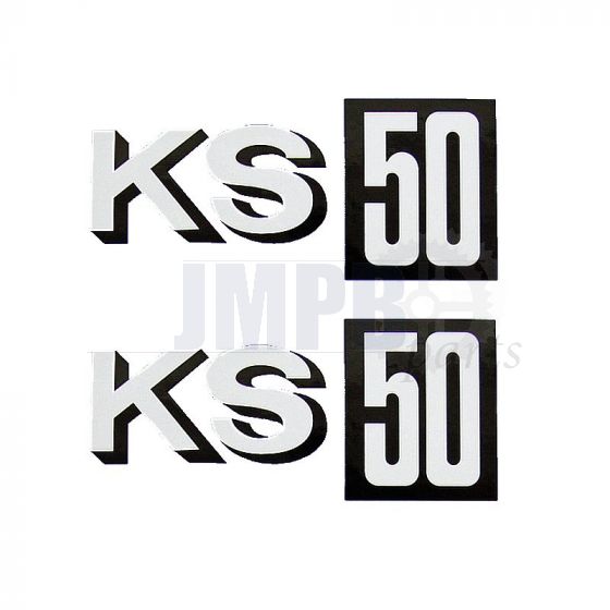 Stickerset KS50 Black Patch 90X40MM