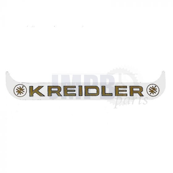 Sticker License plate holder Wide Kreidler WHITE