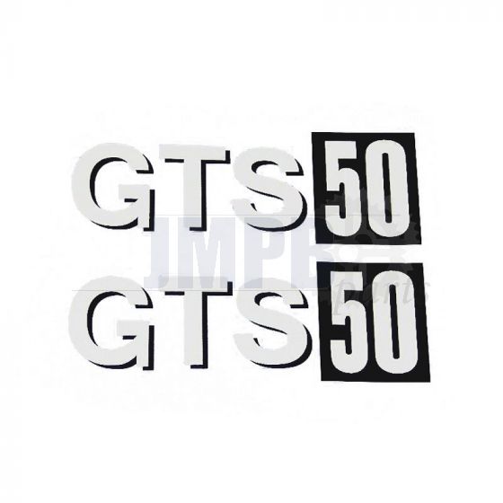 Stickerset Zundapp GTS50 Black Surface