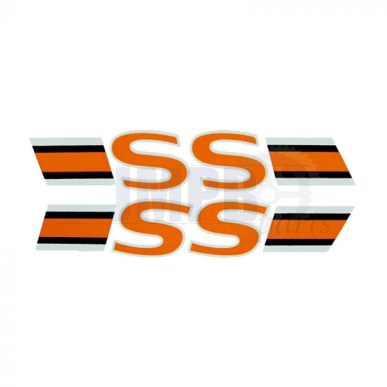 Stickerset SS Orange/Black Yamaha