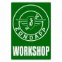 Workshop Sticker Zundapp Green English
