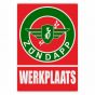 Werkplaats Sticker Zundapp Red/Green Dutch