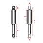 Shock absorbers Closed Puch Monza 350MM