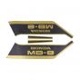 Stickerset Honda MB8 JPS Gold/Black