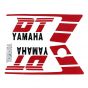 Stickerset Yamaha DT50MX Red/Black