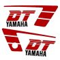 Stickerset Yamaha DT50MX Red/White