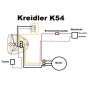 Wiring Harness Kreidler K54 Egg tank