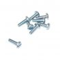 Pan Cylinder head screw Slotted Galvanized M6X20 Din 85