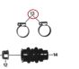 Set Hose clamps Zundapp Inlet rubber