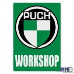 Workshop Sticker Puch English