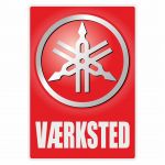 Vaerksted Sticker Yamaha Danish