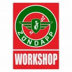 Workshop Sticker Zundapp Red/Green English