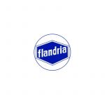 Sticker Flandria Logo Blue/White 41MM