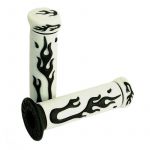 Handle Grips Flame White/Black