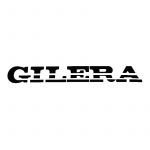 Sticker Gilera Turbo Cut text Black 230X30MM