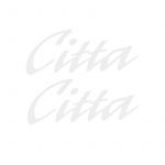 Sticker CITTA White 10CM