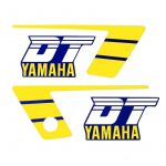 Stickerset Yamaha DT50MX Yellow/Blue